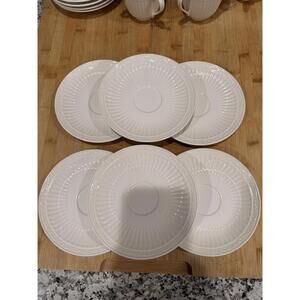 VTG 6 Mikasa Ivory “Italian Countryside” Tea Saucer Diameter 6.5” *